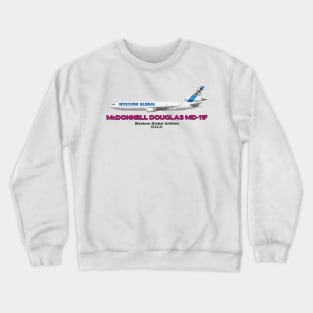 McDonnell Douglas MD-11F - Western Global Airlines Crewneck Sweatshirt